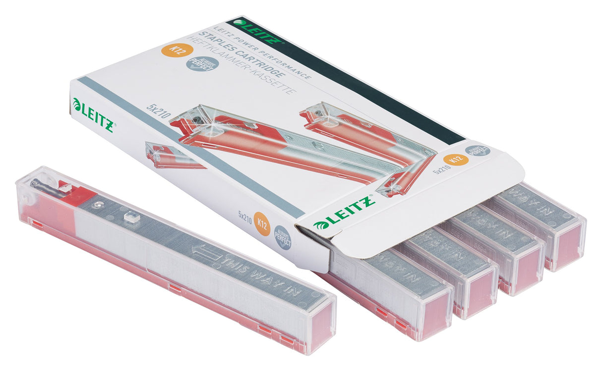Leitz Hæftekassette 26/12 K12 t/80 ark (5x210) – Hæfteklammer (billede 3)