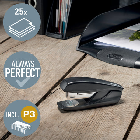 Hæftemaskine recycle t/25ark sort – image 2