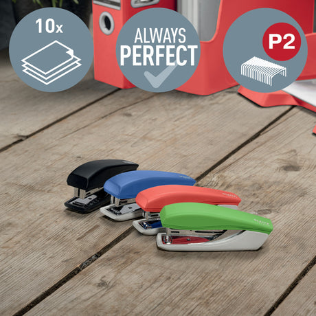 Hæftemaskine recycle t/10ark blå – image 2