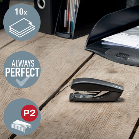 Hæftemaskine recycle t/10ark sort – image 2