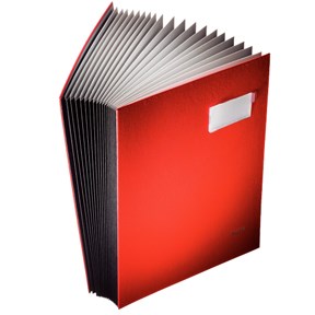 Underskriftsmappe 20 rum A4 sort – image 2