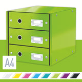 Skuffekabinet Click&Store 3 skuf grøn – image 2