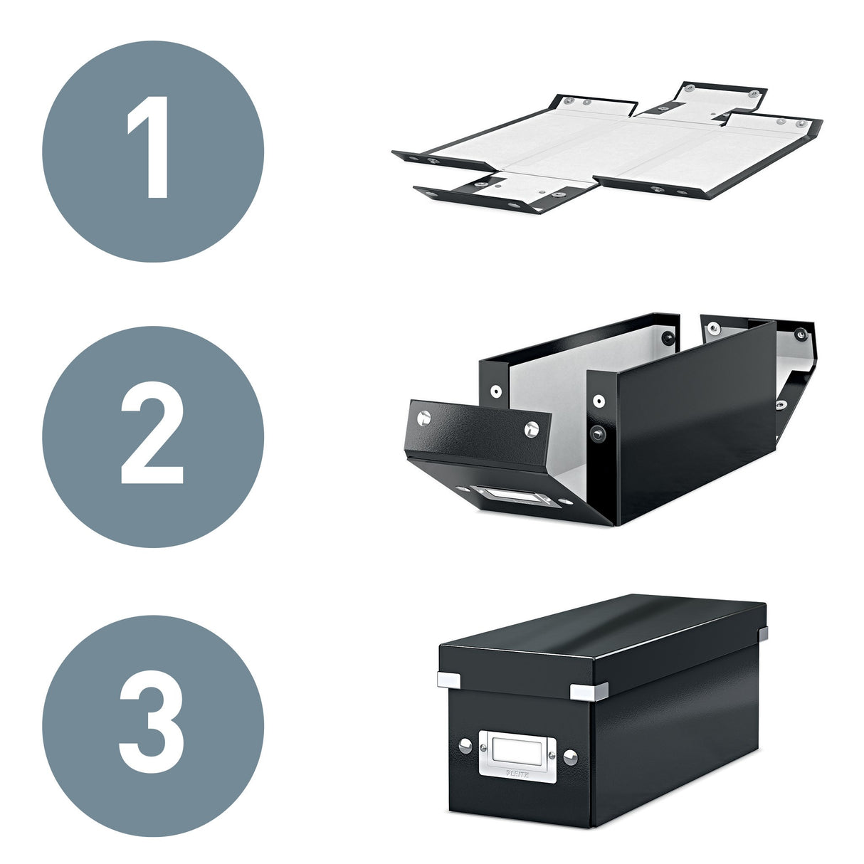 Organizer boks WOW Click&Store mellem rød – image 3