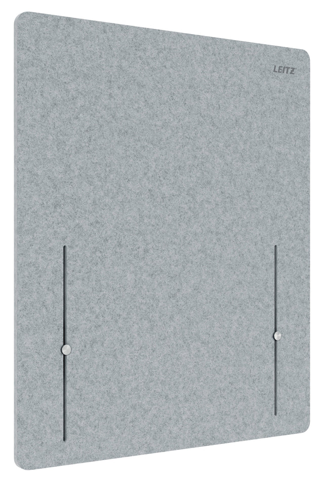 Leitz Bordskærmvæg t/sidde/ståbord højdejust 60x70cm grå – Hæve/sænkeborde (billede 1)