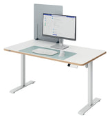 Leitz Bordskærmvæg t/sidde/ståbord højdejust 60x70cm grå – Hæve/sænkeborde (billede 2)
