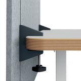 Leitz Bordskærmvæg t/sidde/ståbord højdejust 60x70cm grå – Hæve/sænkeborde (billede 4)