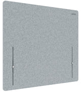 Leitz Bordskærmvæg t/sidde/ståbord højdejust 80x70cm grå – Hæve/sænkeborde (billede 1)