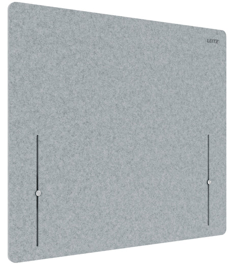 Leitz Bordskærmvæg t/sidde/ståbord højdejust 80x70cm grå – Hæve/sænkeborde (billede 1)