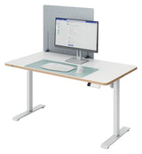 Leitz Bordskærmvæg t/sidde/ståbord højdejust 80x70cm grå – Hæve/sænkeborde (billede 2)