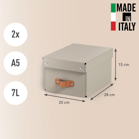 Arkivboks Puro lille gråbeige (2) – image 3