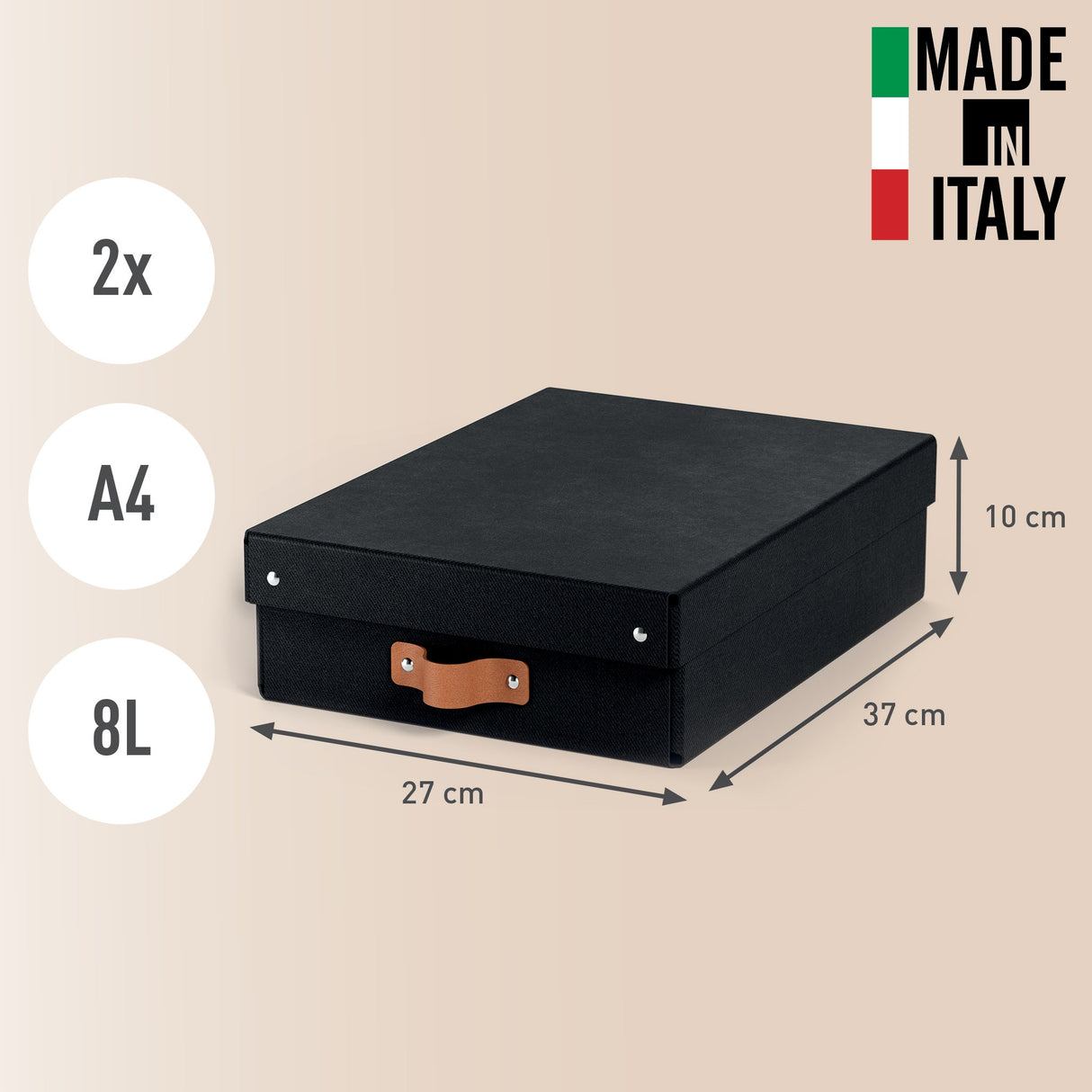 Arkivboks Puro medium lav antracit (2) – image 3