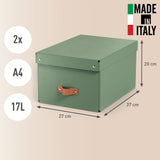 Arkivboks Puro medium høj jordgrøn (2) – image 3