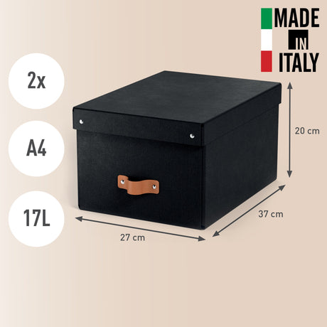 Arkivboks Puro medium høj antracit (2) – image 3