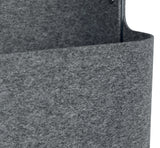 Organizer bærbar m/håndtag hænge stoffilt lysegrå