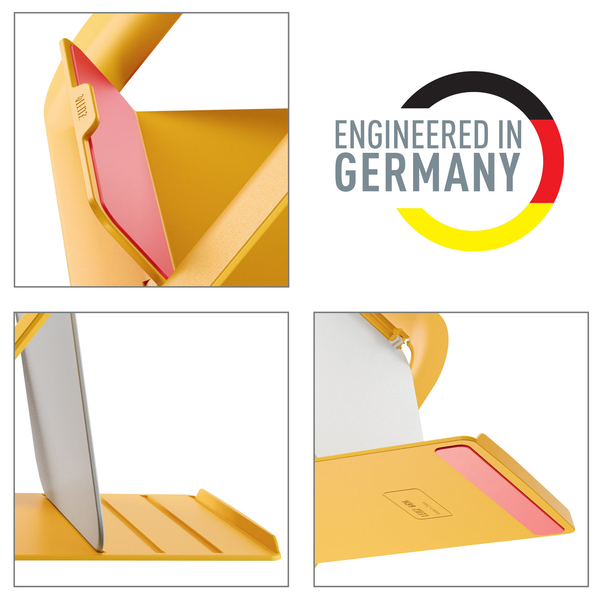 Laptop riser Leitz Cosy 17" gul