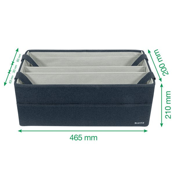 Taske Hot Desking stor stof grå – image 5