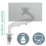 Leitz Monitor arm Ergo pladsbesp.enkelt lysgrå (billede 3)