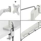 Leitz Monitor arm Ergo pladsbesp.enkelt lysgrå (billede 4)