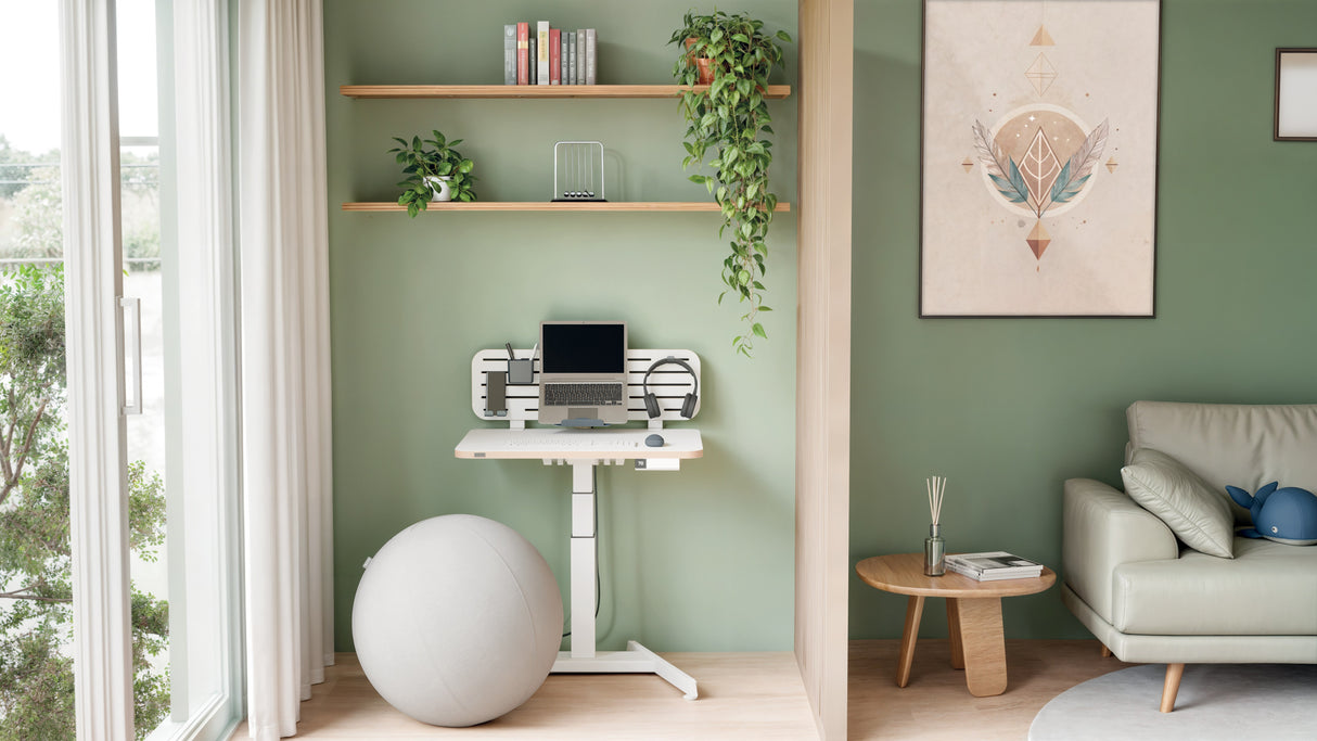 Sidde/ståbord Ergo Small elektrisk hvid