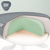 Siddestol Active Ergo Comfort m/hjul sæde grå – image 4