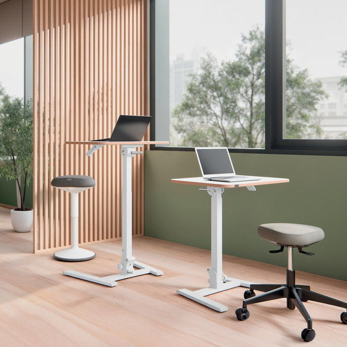 Leitz Sidde/ståbord Ergo Small foldbart hvid – Hæve/sænkeborde (billede 5)