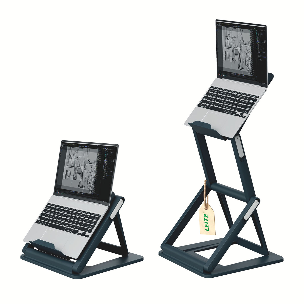 Laptop Riser Sit Stand Leitz Ergo M.grå (billede 4)
