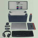 Taske Hot Desking m/låg stor stof grå – image 5