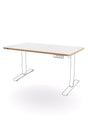 Leitz Bordplade t/sidde/ståbord 120x70cm Ergo hvid – Hæve/sænkeborde (billede 1)