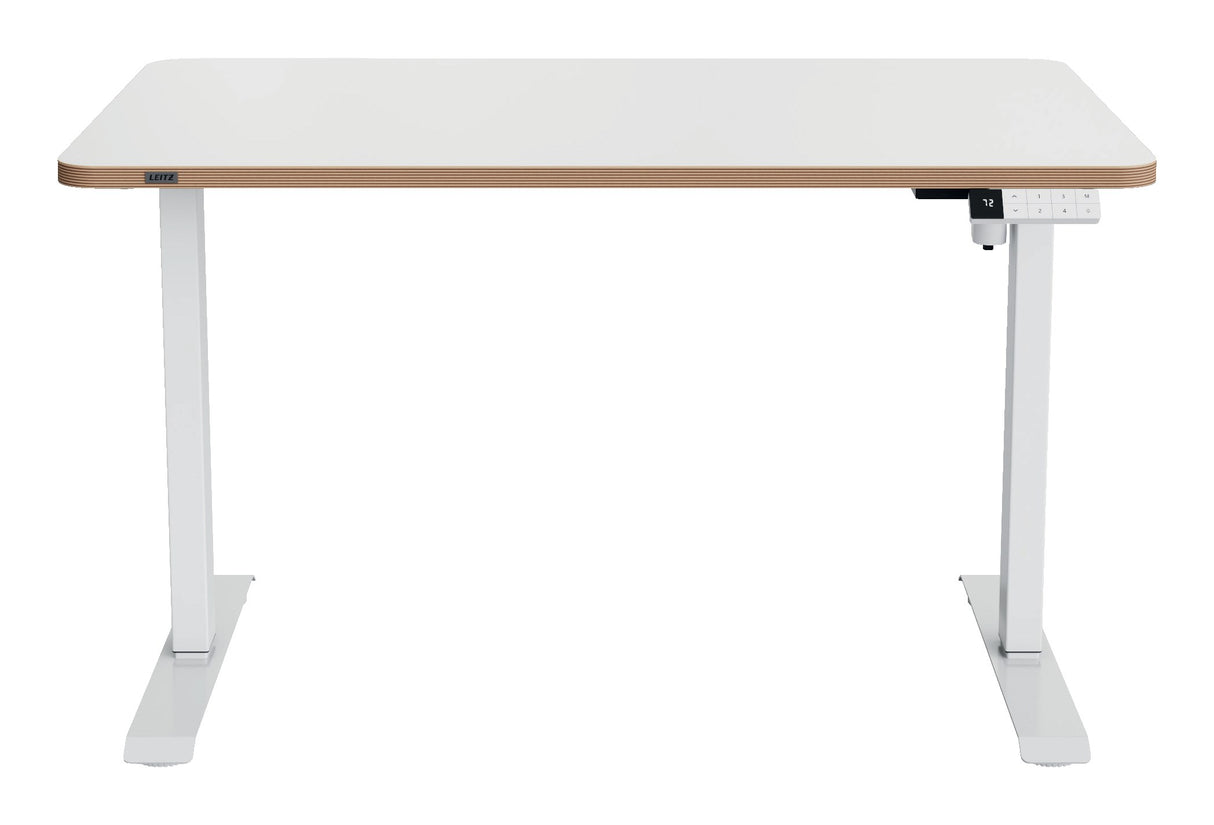 Leitz Bordplade t/sidde/ståbord 120x70cm Ergo hvid – Hæve/sænkeborde (billede 2)