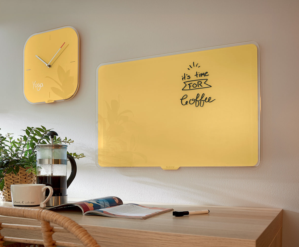 Leitz Glastavle Cosy 60x40cm detailpak gul – Glastavler (billede 2)