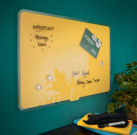 Glastavle Cosy 60x40cm detailpak gul – image 3