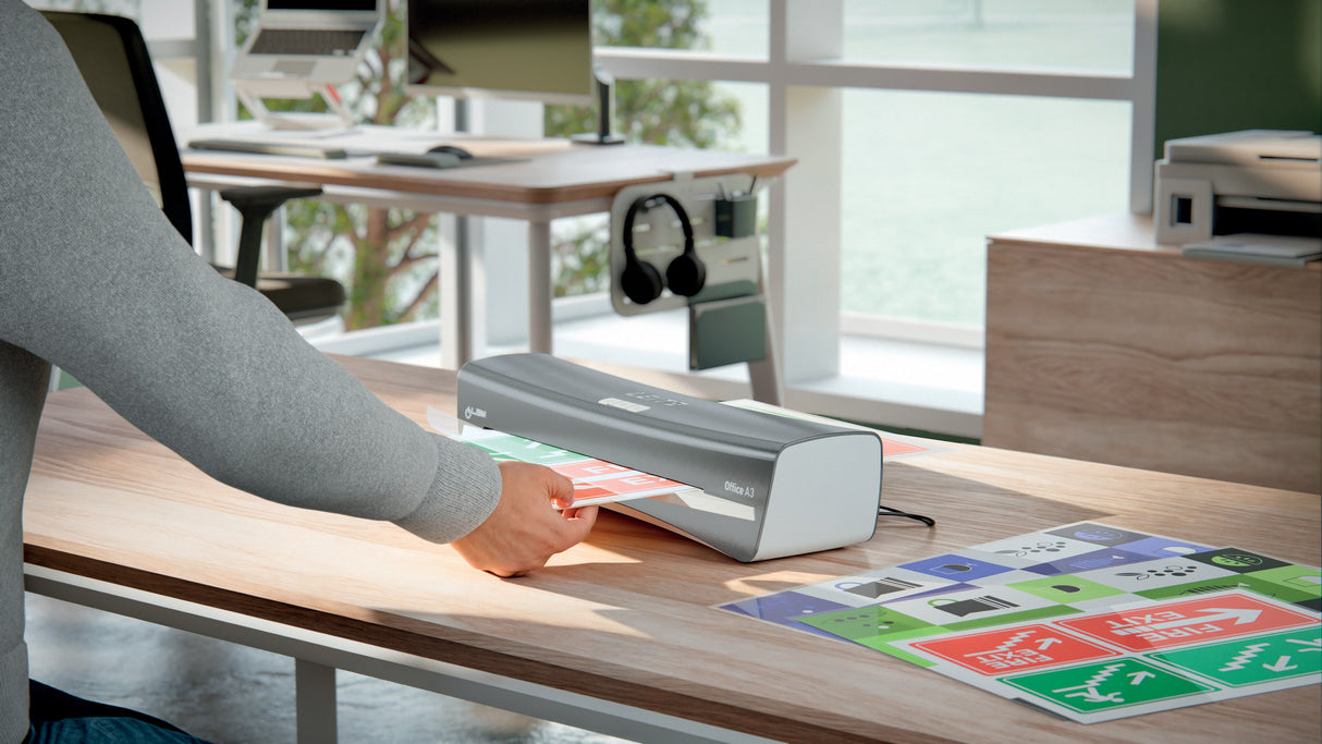 Leitz Lamineringsmaskine iLAM Office A3 mørkegrå – Laminering & tilbehør (billede 2)