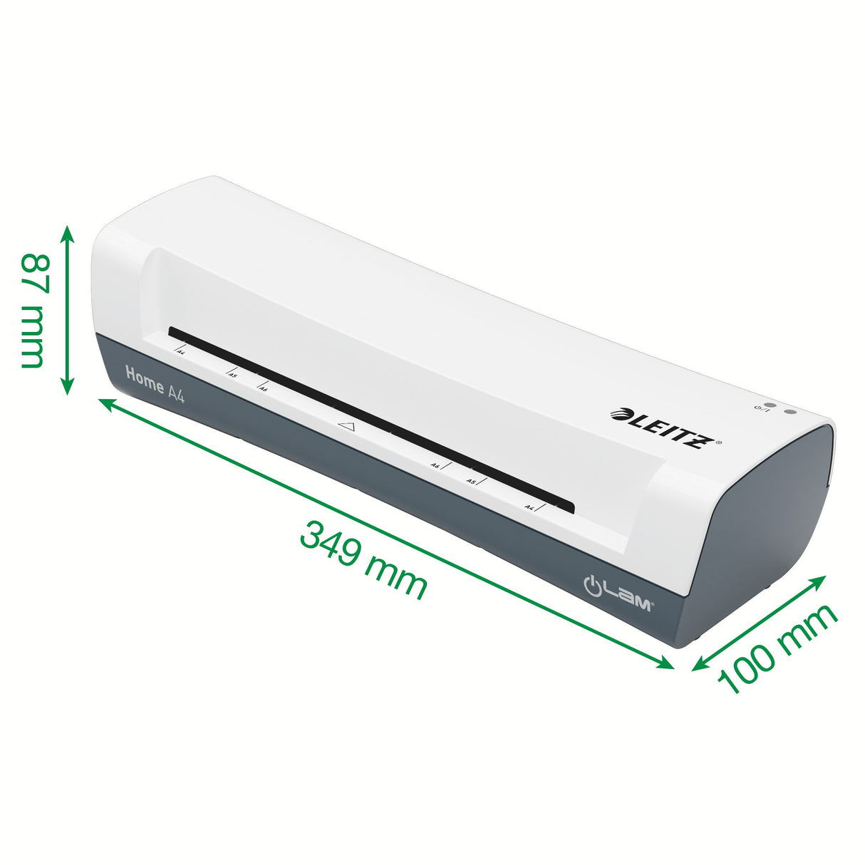 Leitz Lamineringsmaskine iLAM Home A4 hvid – Laminering & tilbehør (billede 2)