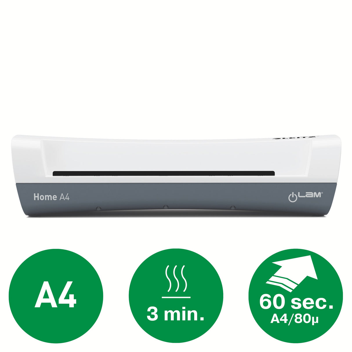 Leitz Lamineringsmaskine iLAM Home A4 hvid – Laminering & tilbehør (billede 5)