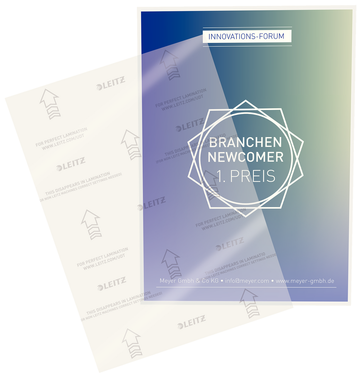 Lamineringslomme UDT glans 80my A4 (100) – image 4