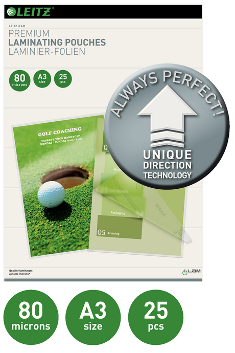 Lamineringslomme UDT glans 80my A3 (25) – image 3