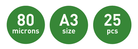 Lamineringslomme UDT glans 80my A3 (25) – image 4