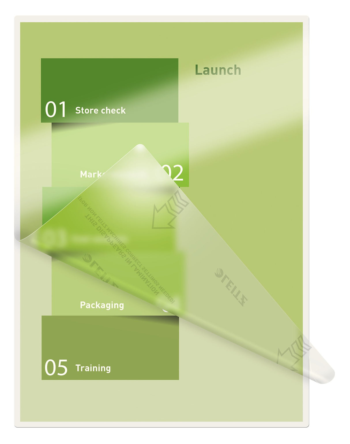 Lamineringslomme UDT glans 80my A5 (100) – image 3