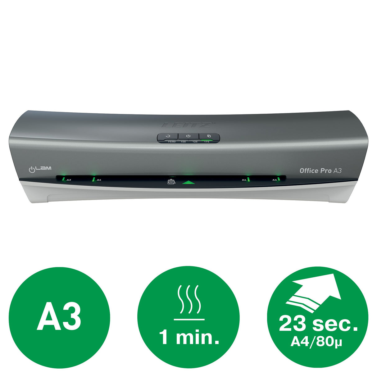 Lamineringsmaskine iLAM Office Pro A3 mørkegrå – image 5