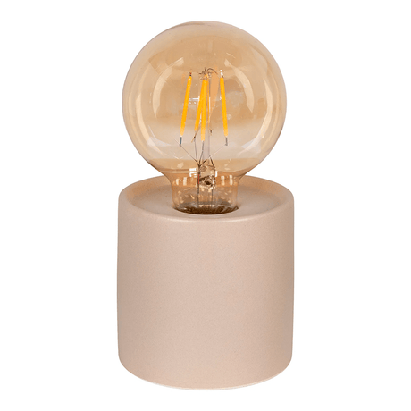 LED Lampe, keramik/glas, sand | LED Lampe, keramik/glas, sand  | Officely