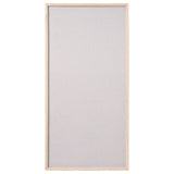 100 x 50 cm. Hør opslagstavle med træramme