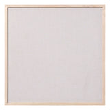 60 x 60 cm. Hør opslagstavle med træramme – image 1