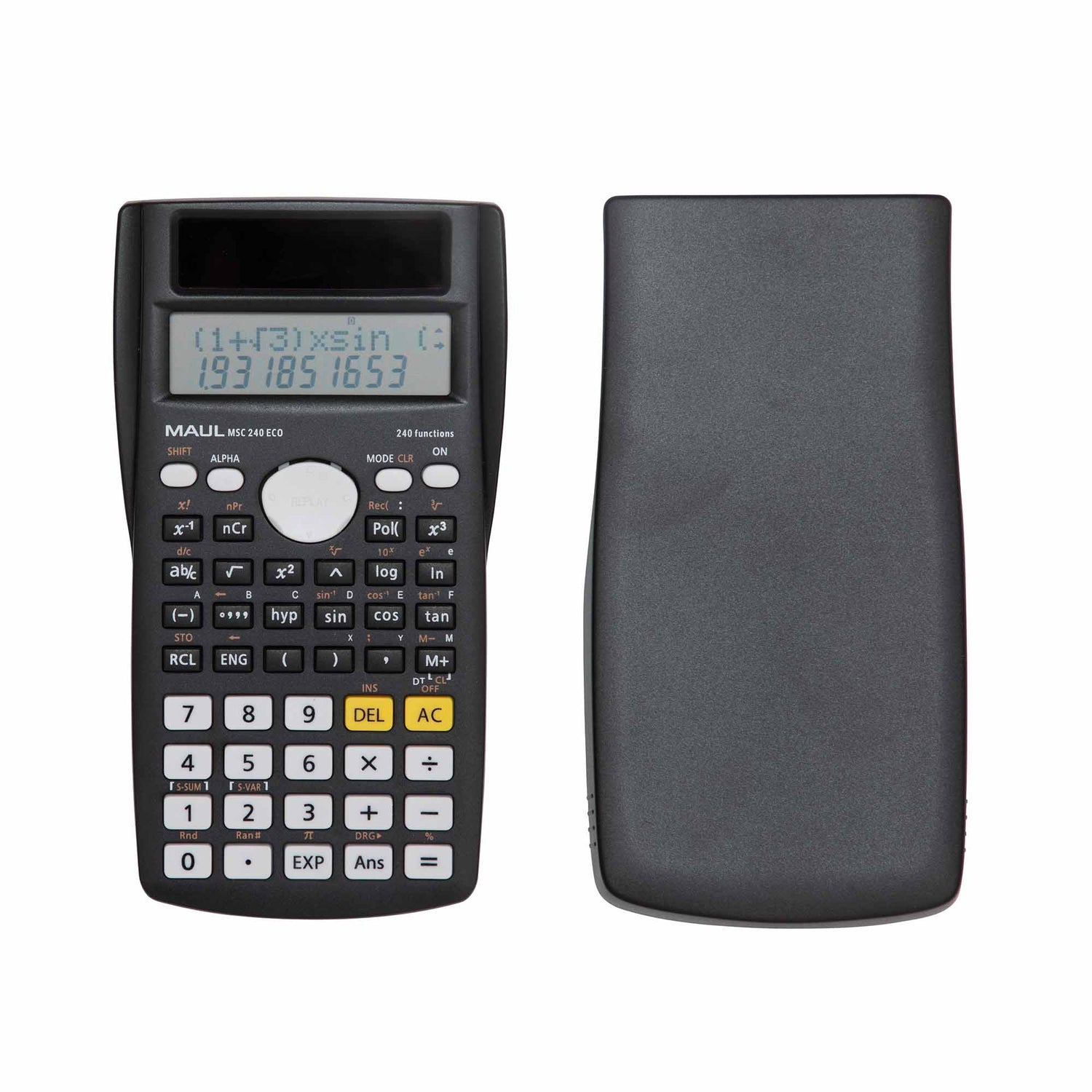 Naga A/S MAUL Videnskabelig lommeregner MSC 240 ECO – Regnemaskiner (billede 8)