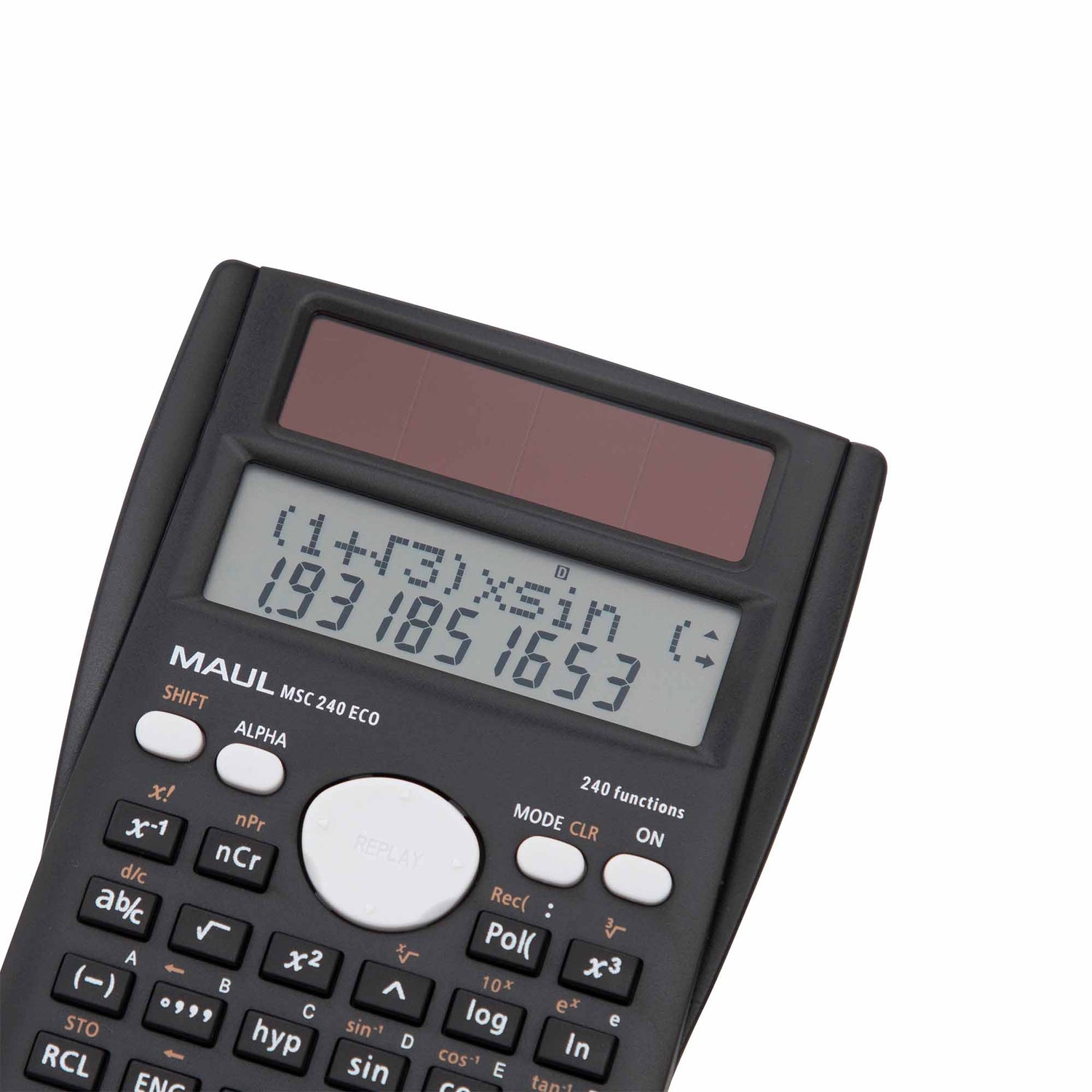 Naga A/S MAUL Videnskabelig lommeregner MSC 240 ECO – Regnemaskiner (billede 5)