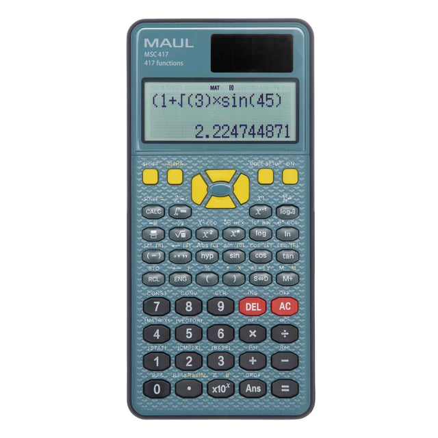 Naga A/S MAUL Videnskabelig lommeregner MSC 417 – Regnemaskiner (billede 1)