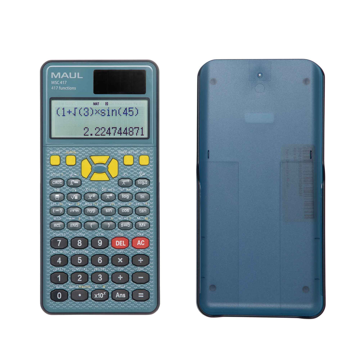 Naga A/S MAUL Videnskabelig lommeregner MSC 417 – Regnemaskiner (billede 6)