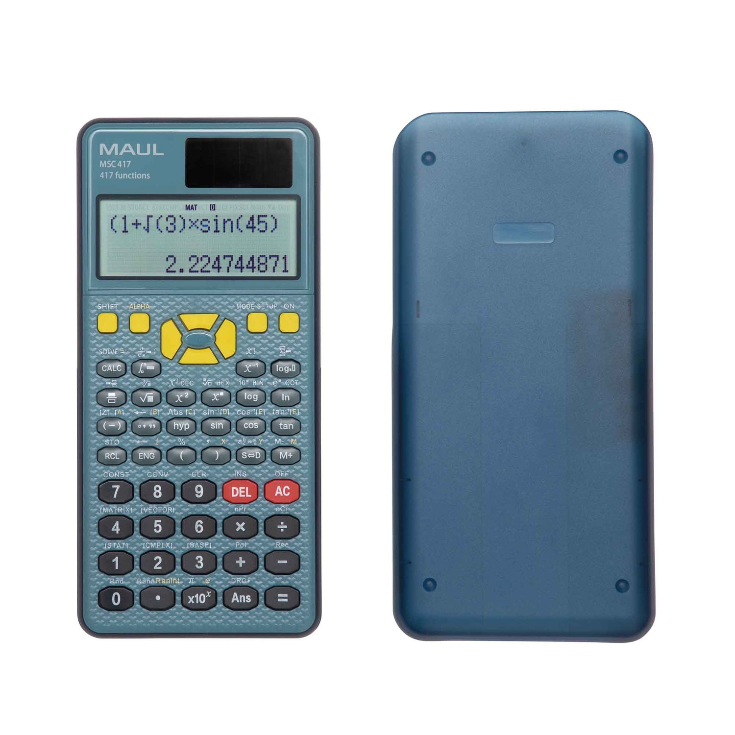 Naga A/S MAUL Videnskabelig lommeregner MSC 417 – Regnemaskiner (billede 5)