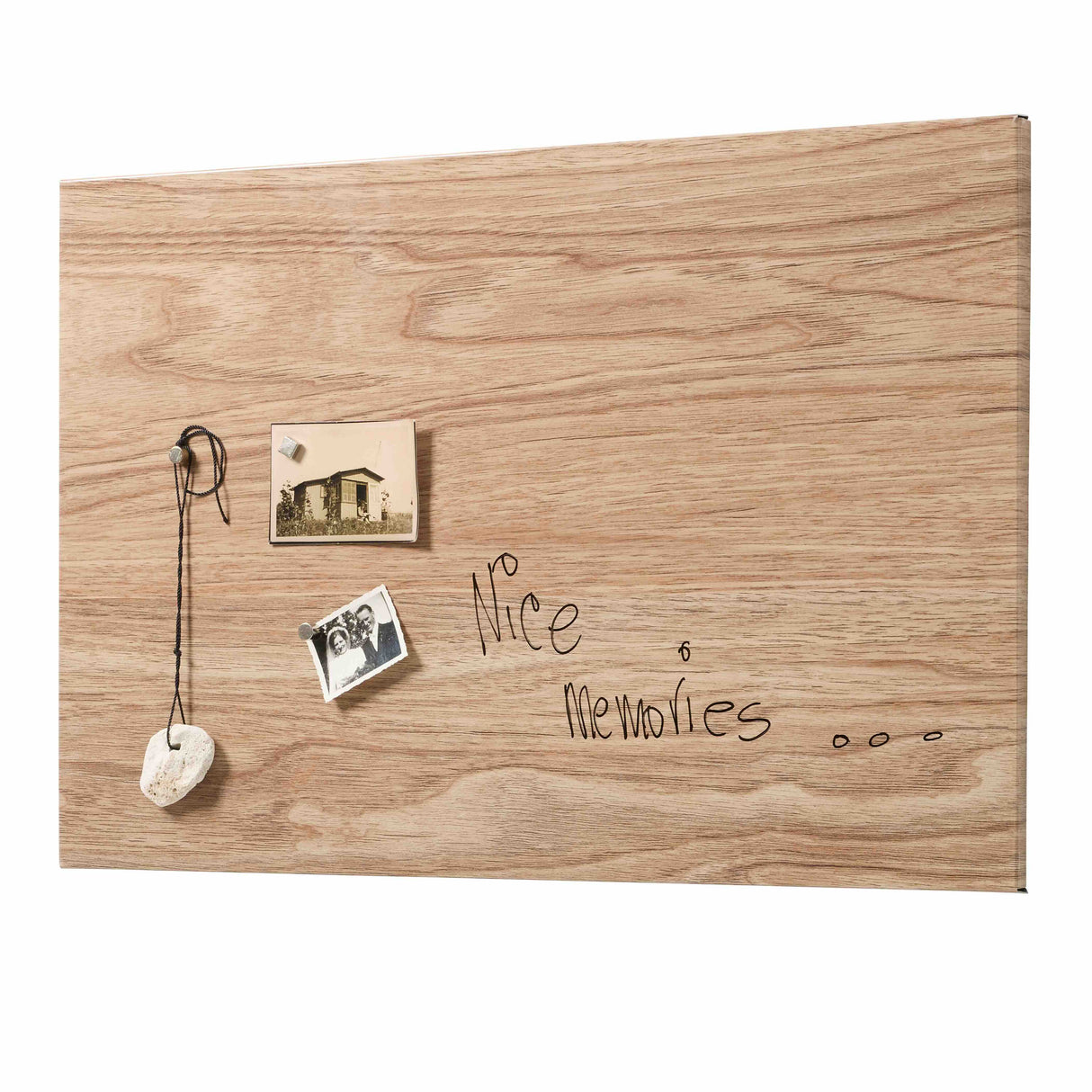 Magnetisk Ståltavle: Kvalitets 40 x 60 cm Træramme til Noter og Beskeder