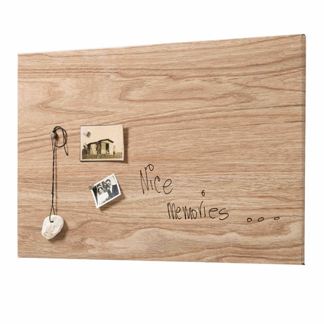 Magnetisk Ståltavle: Kvalitets 40 x 60 cm Træramme til Noter og Beskeder