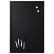 60 x 40 cm. Magnetisk kridttavle med sort ramme – image 1